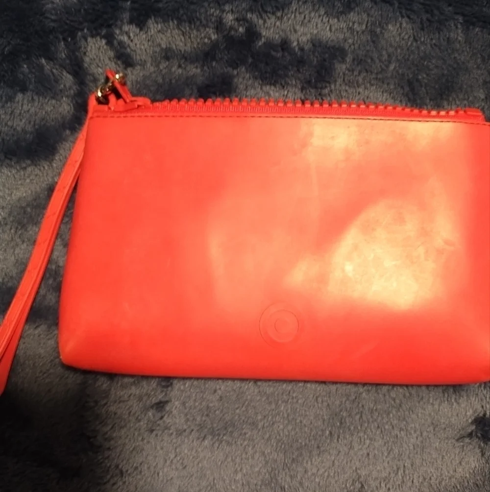 Hunter Red Wristlet Pouch